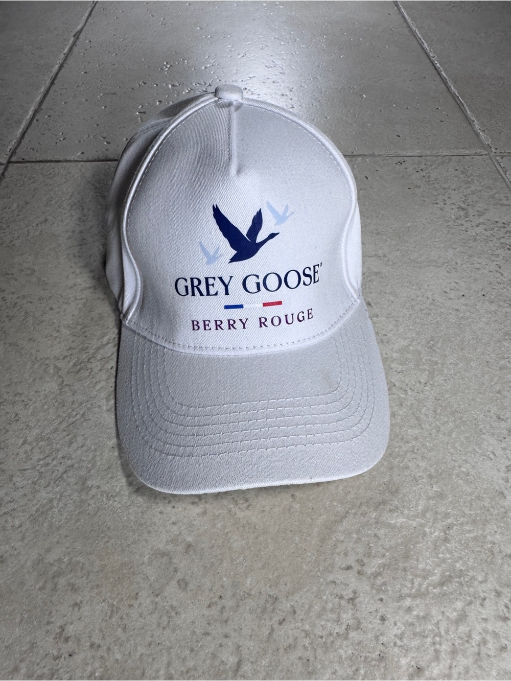 Grey Goose Berry Rouge White Logo Baseball Cap